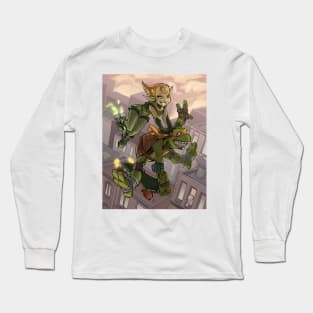 TMNT Mikey and Neutrino Kala Long Sleeve T-Shirt